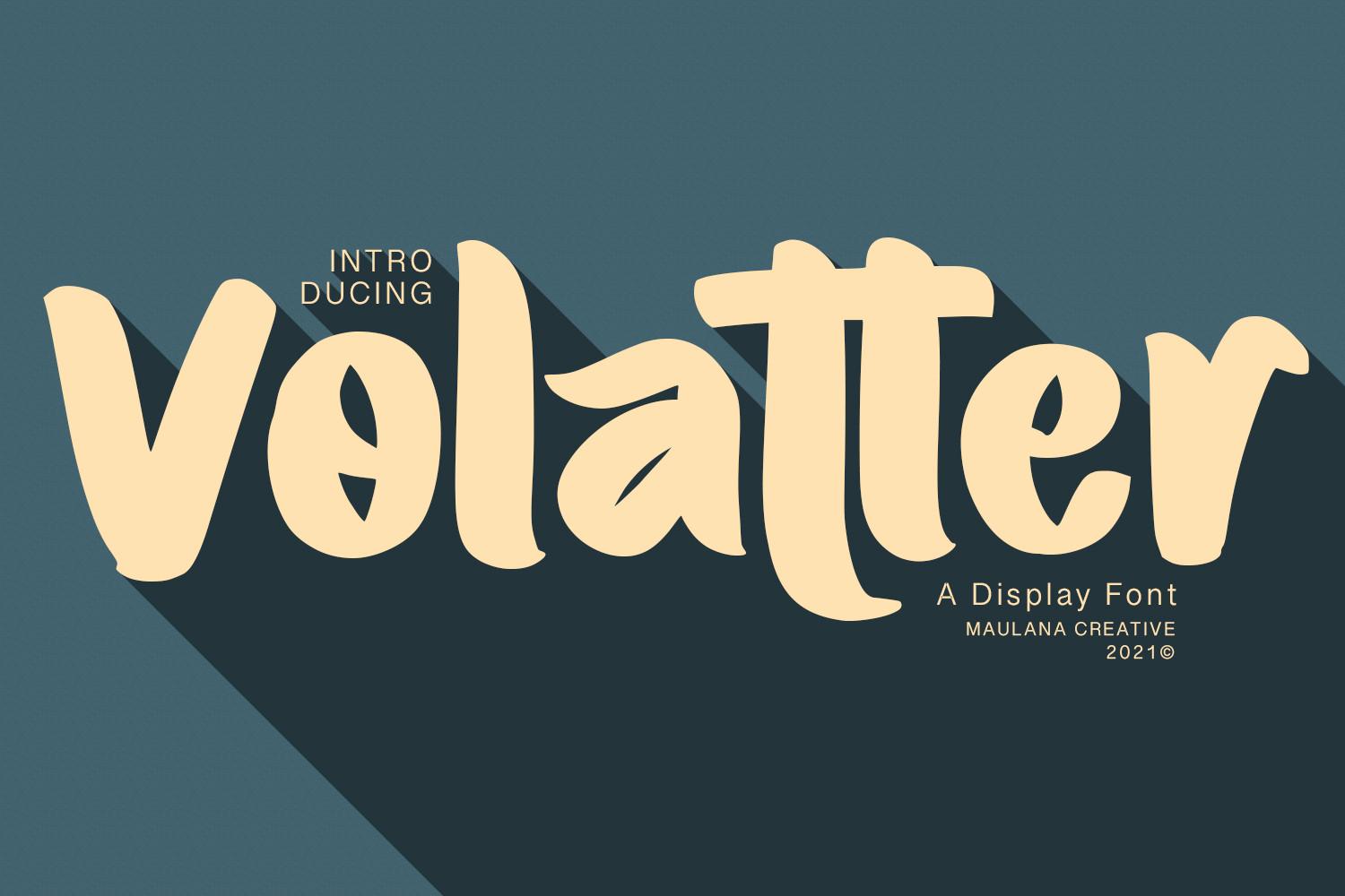 Volatter Font