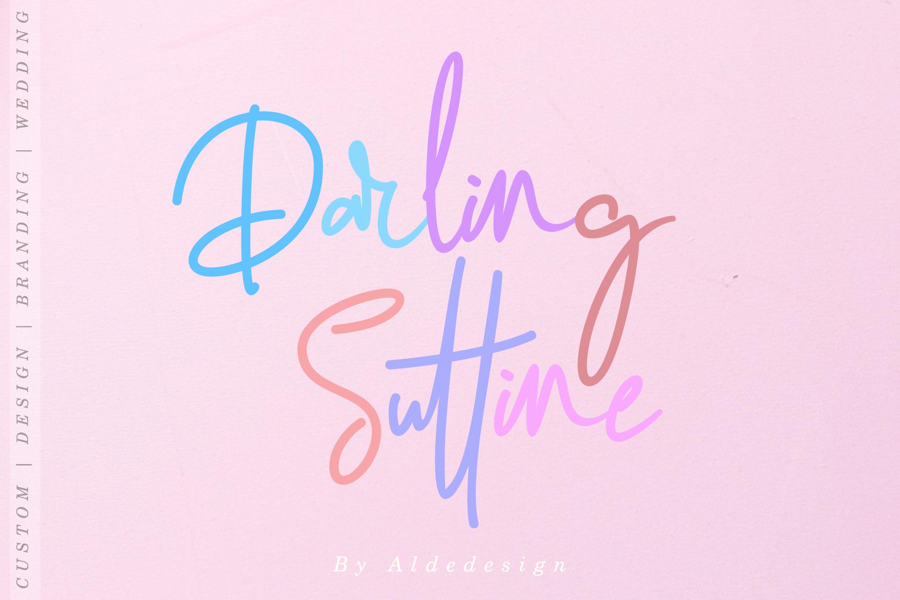 Darling Suttine Font