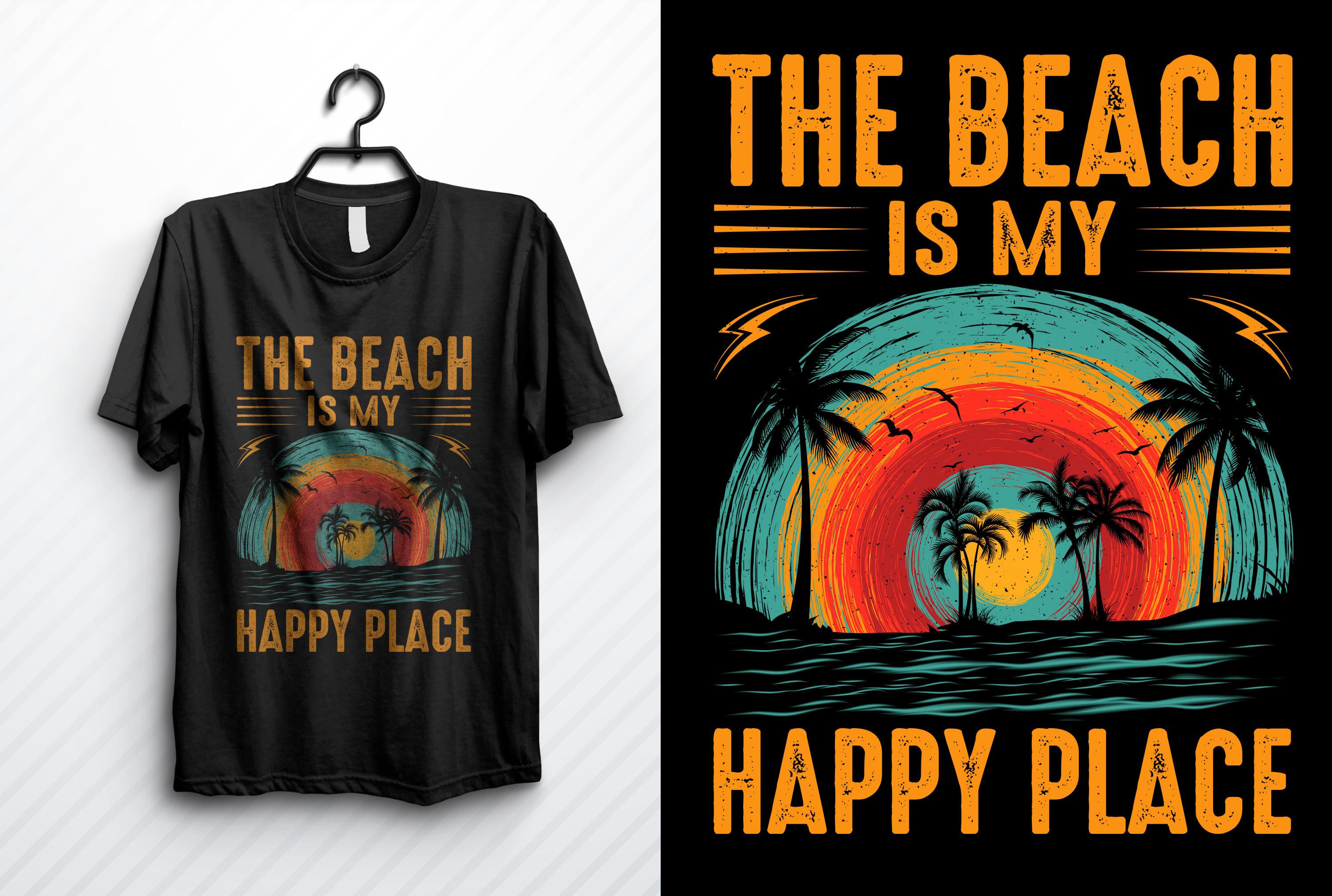 Beach T-shirt Design, Summer T-shirt