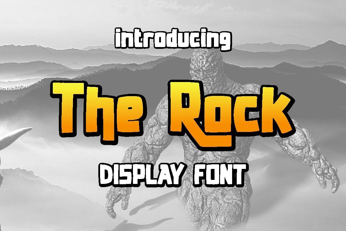The Rock Font