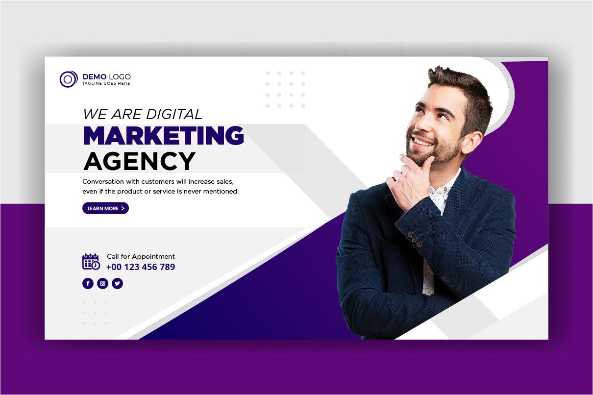 Digital Marketing Web Banner Template
