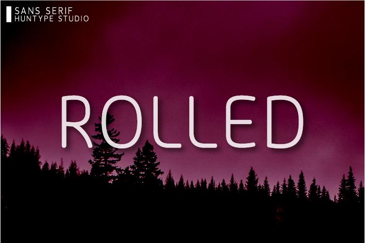 Rolled Font