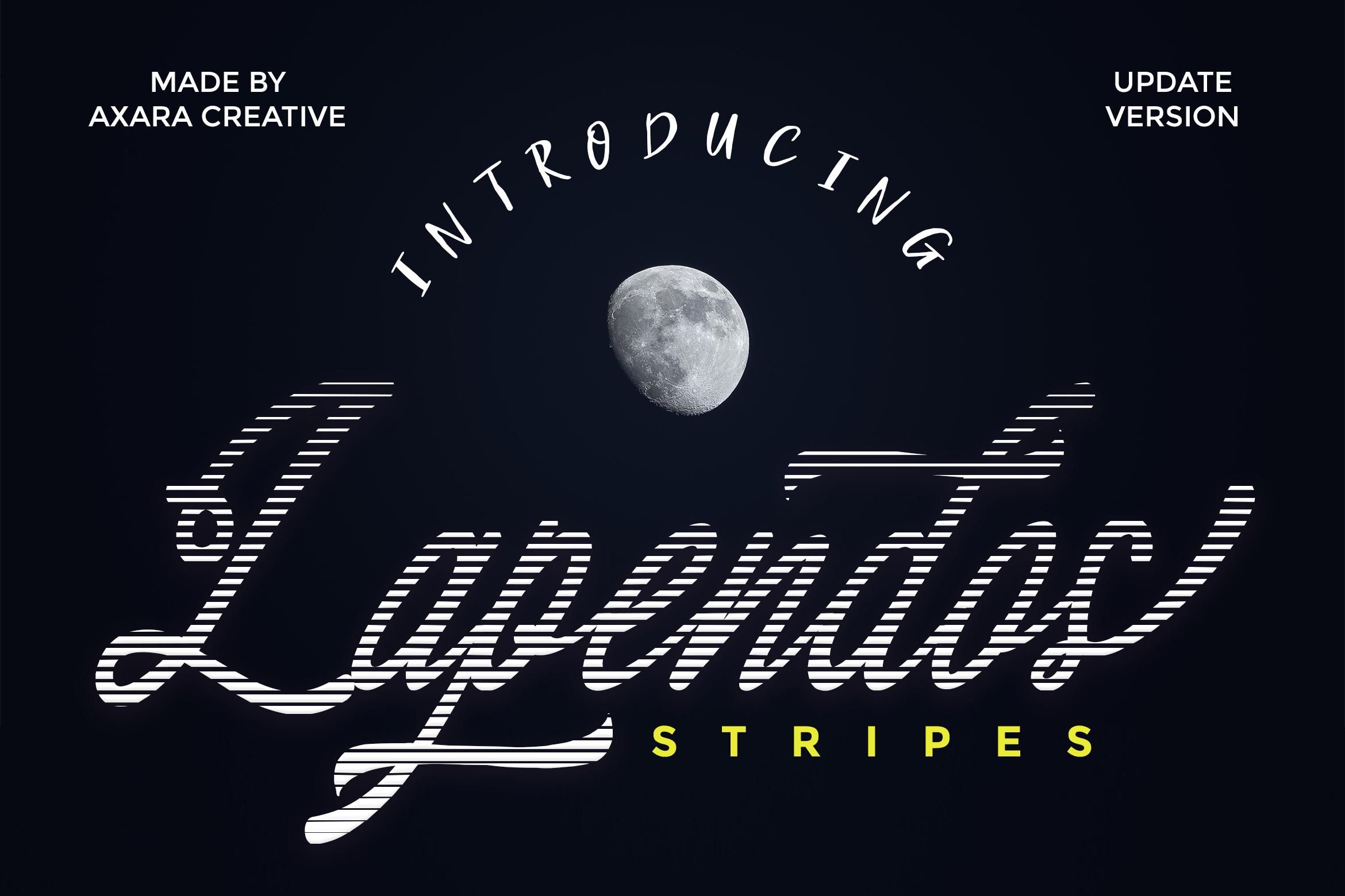 Lapendos Stripes Font