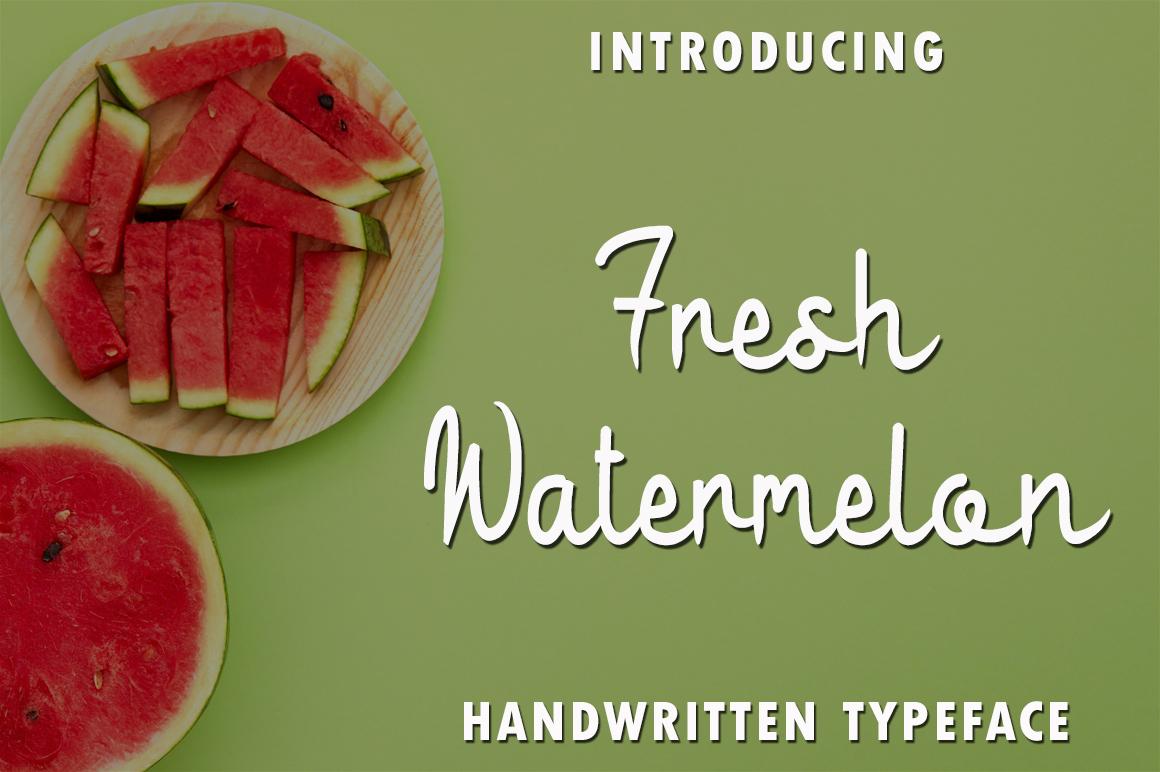 Fresh Watermelon Font