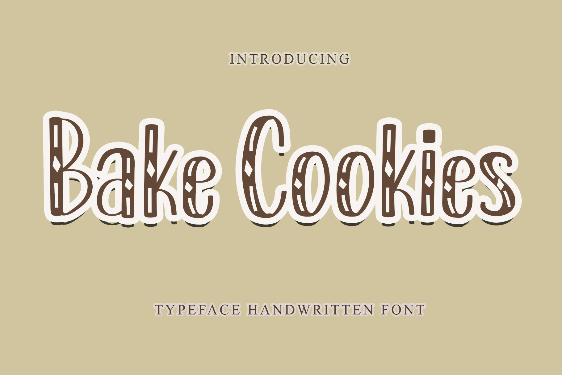 Bake Cookies Font