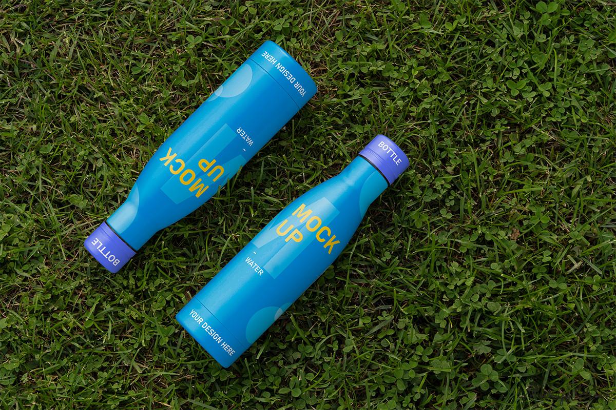 Water Bottle Mockup
