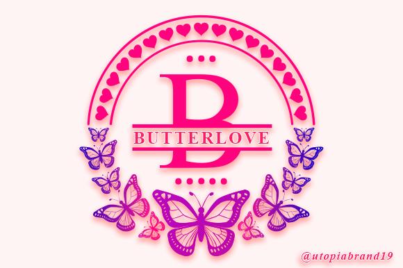 Butterlove Monogram Font