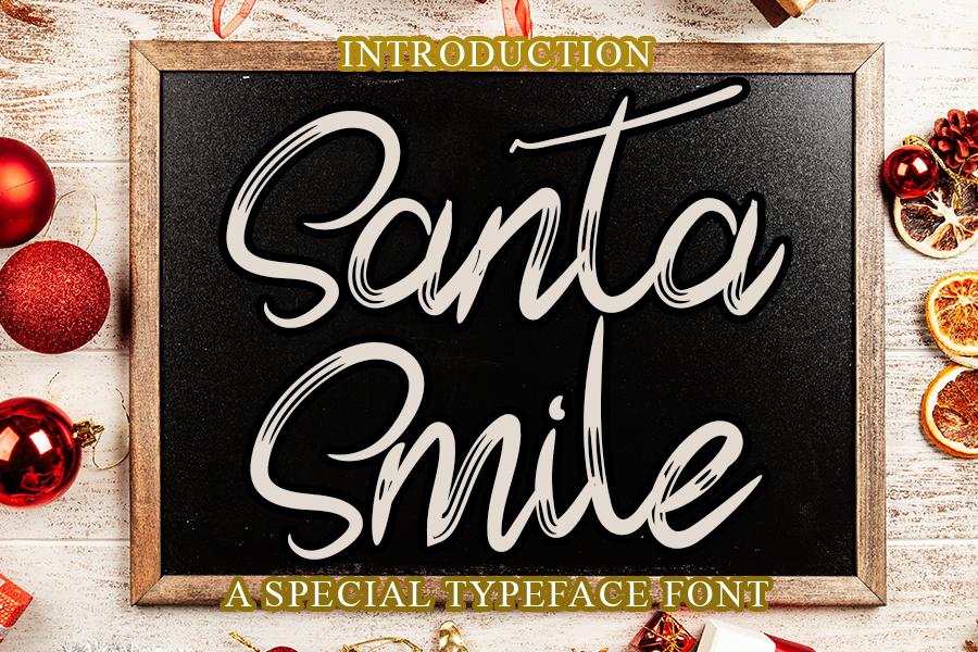Santa Smile Font