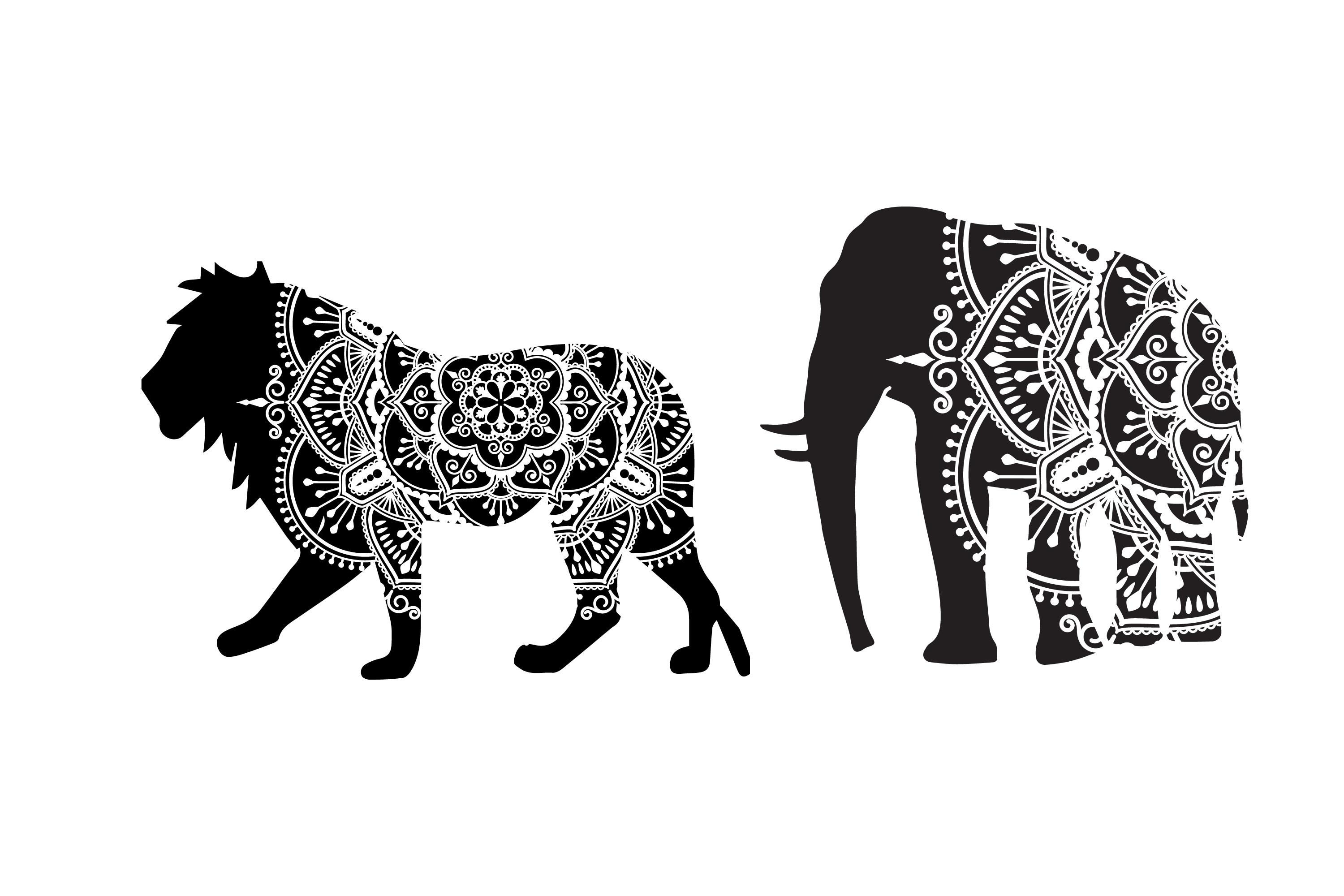 Animal Mandala, Animal Silhouette