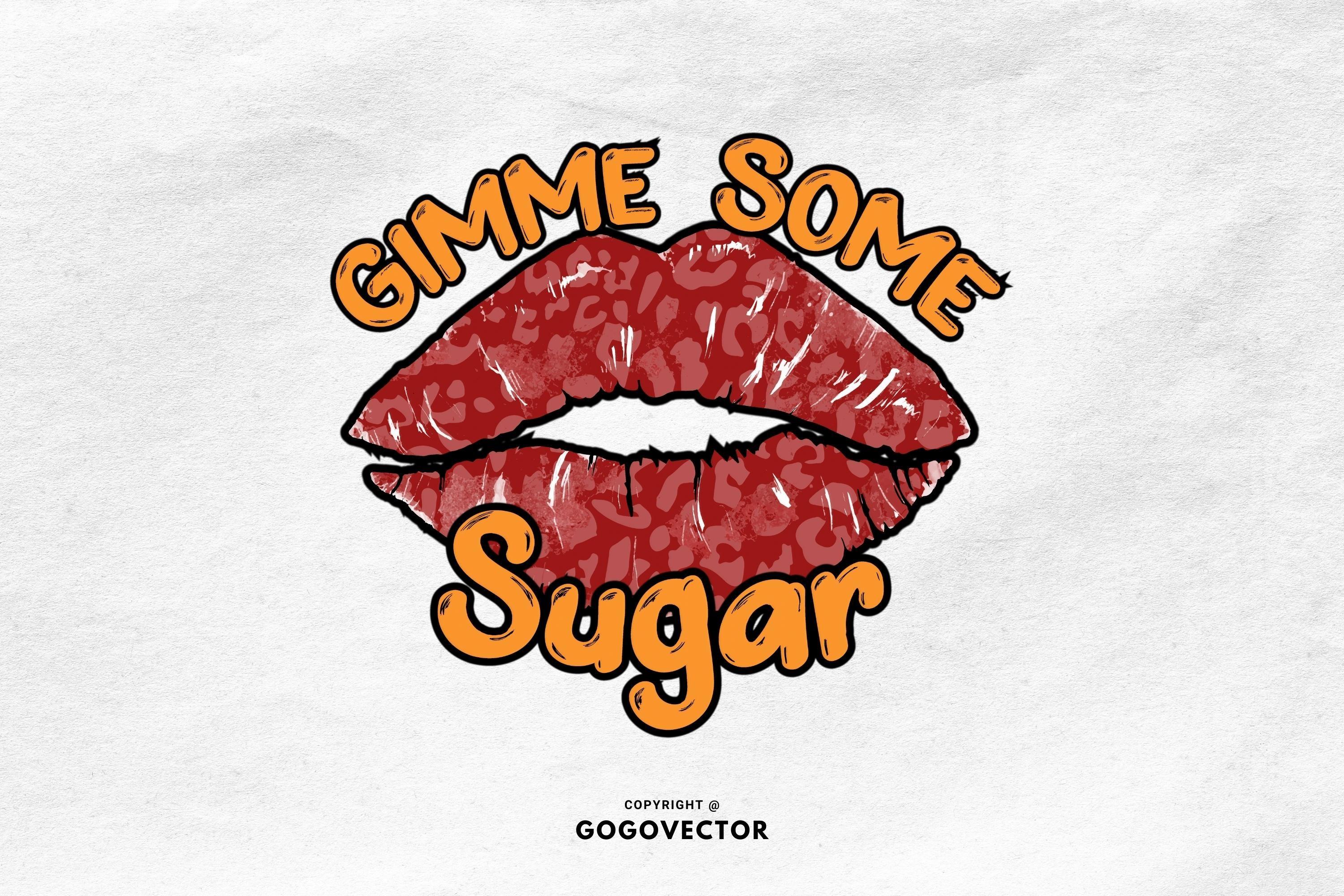 Gimme Sugar Valentine's Png Graphic