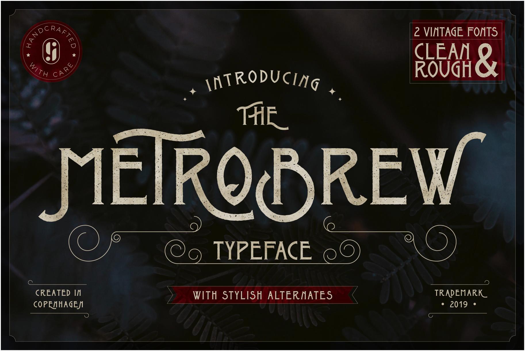 Metrobrew Font