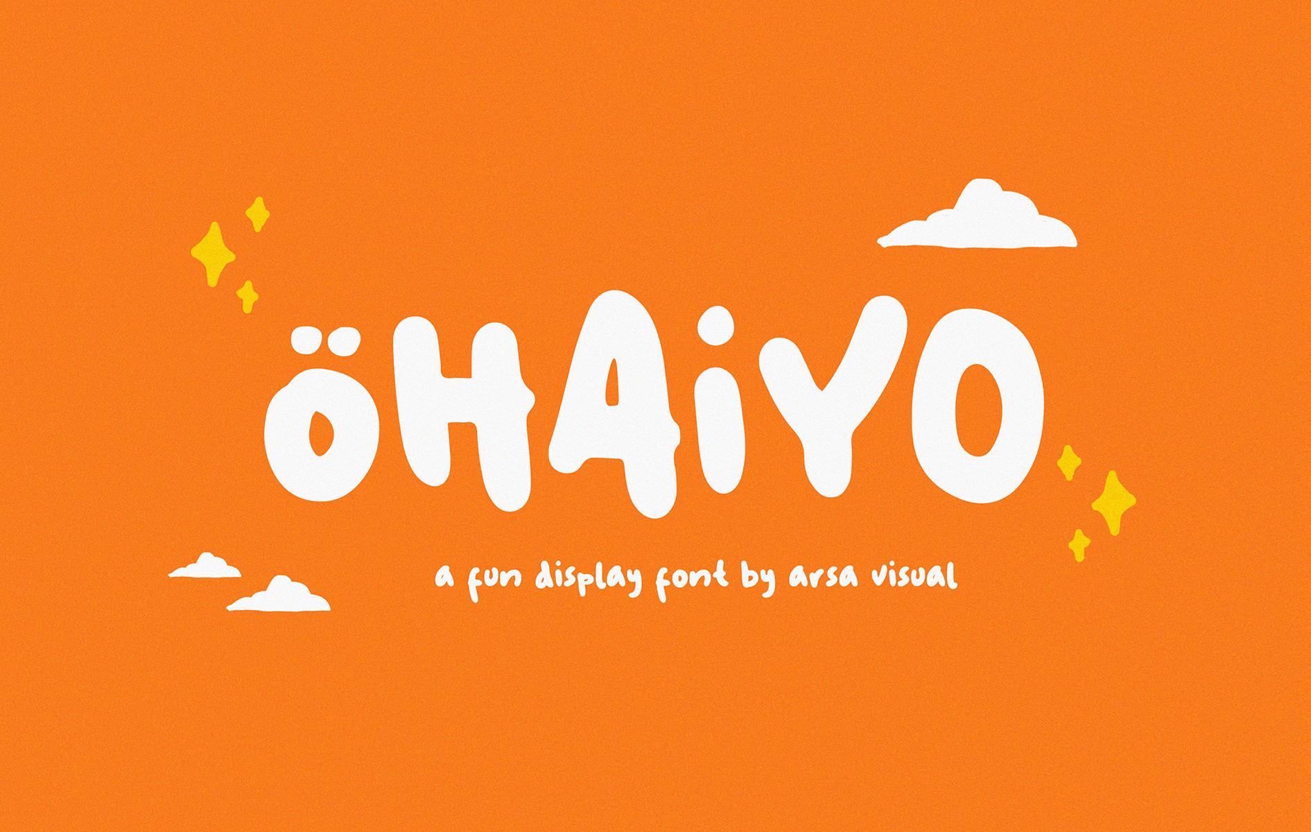 Ohaiyo Font
