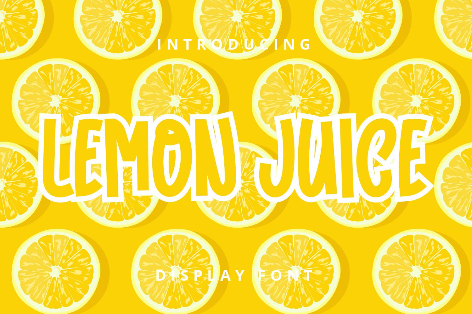Lemon Juice Font