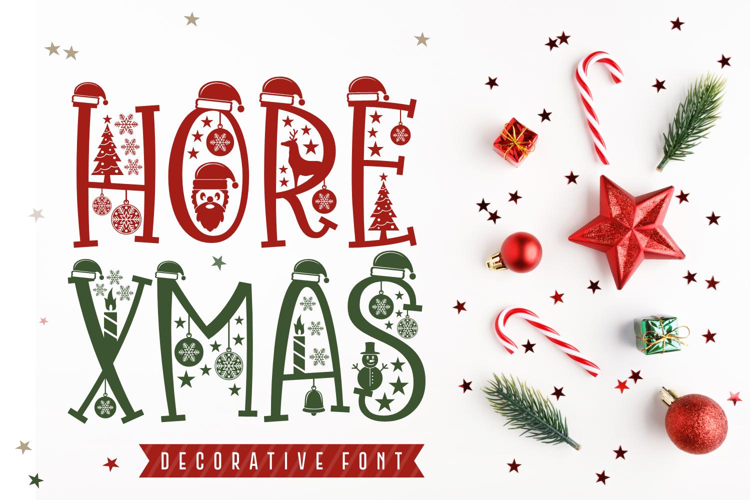 Hore Xmas Font