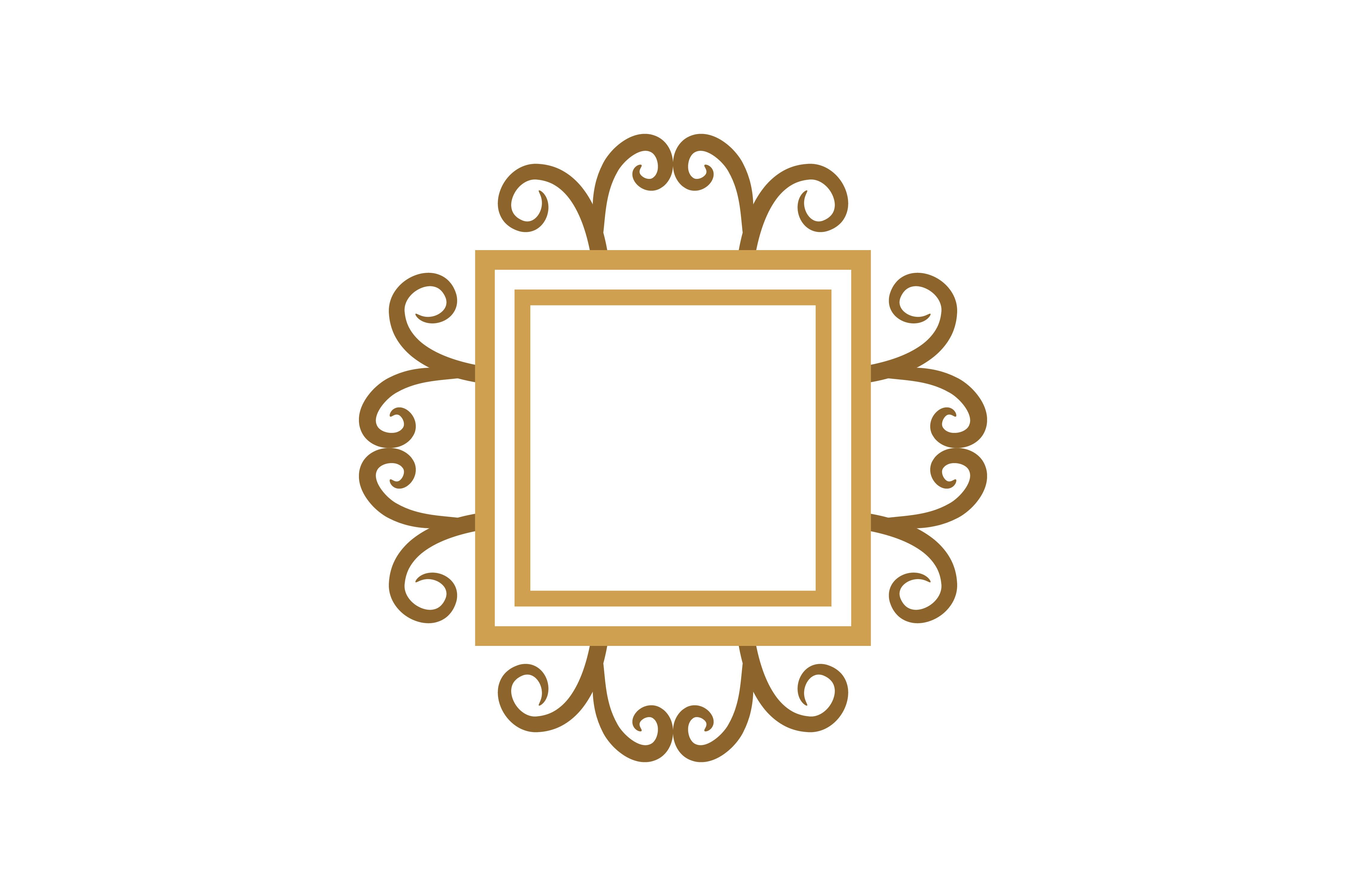 Frame Floral Decorative