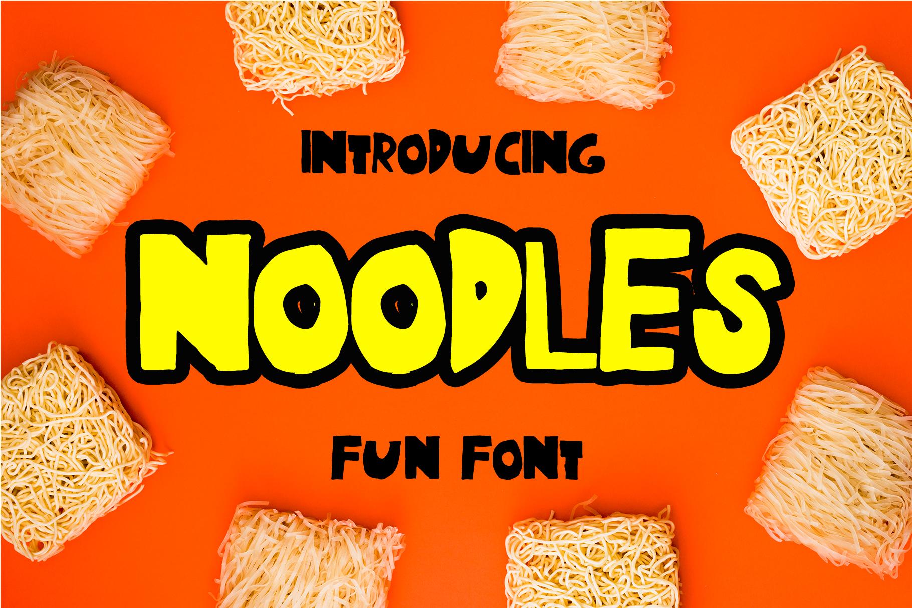 Noodles Font