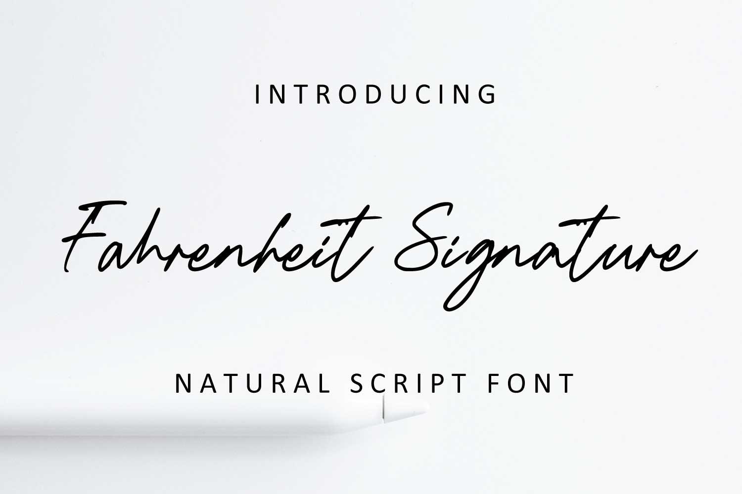 Fahrenheit Signature Font
