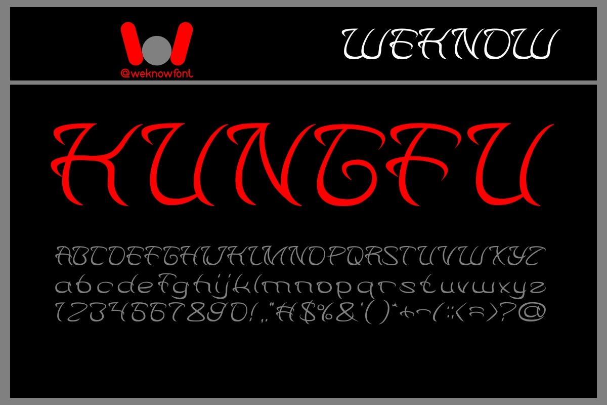 Kungfu Font