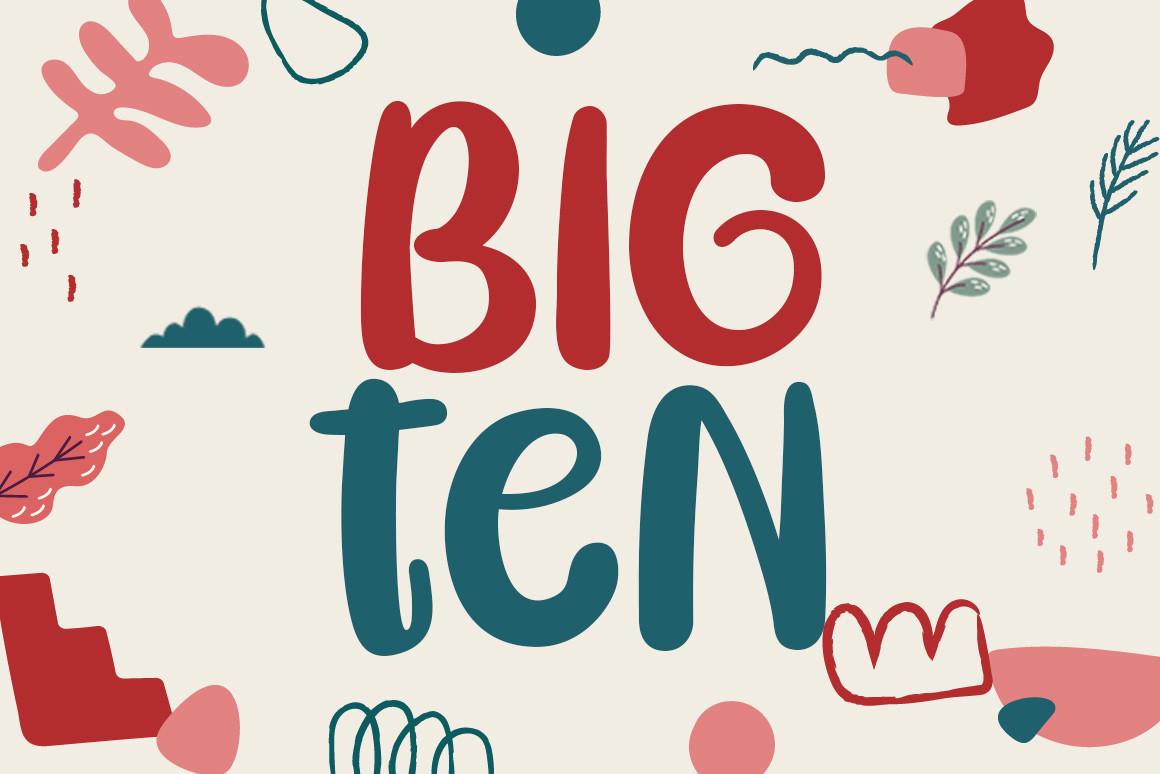 Big Ten Font