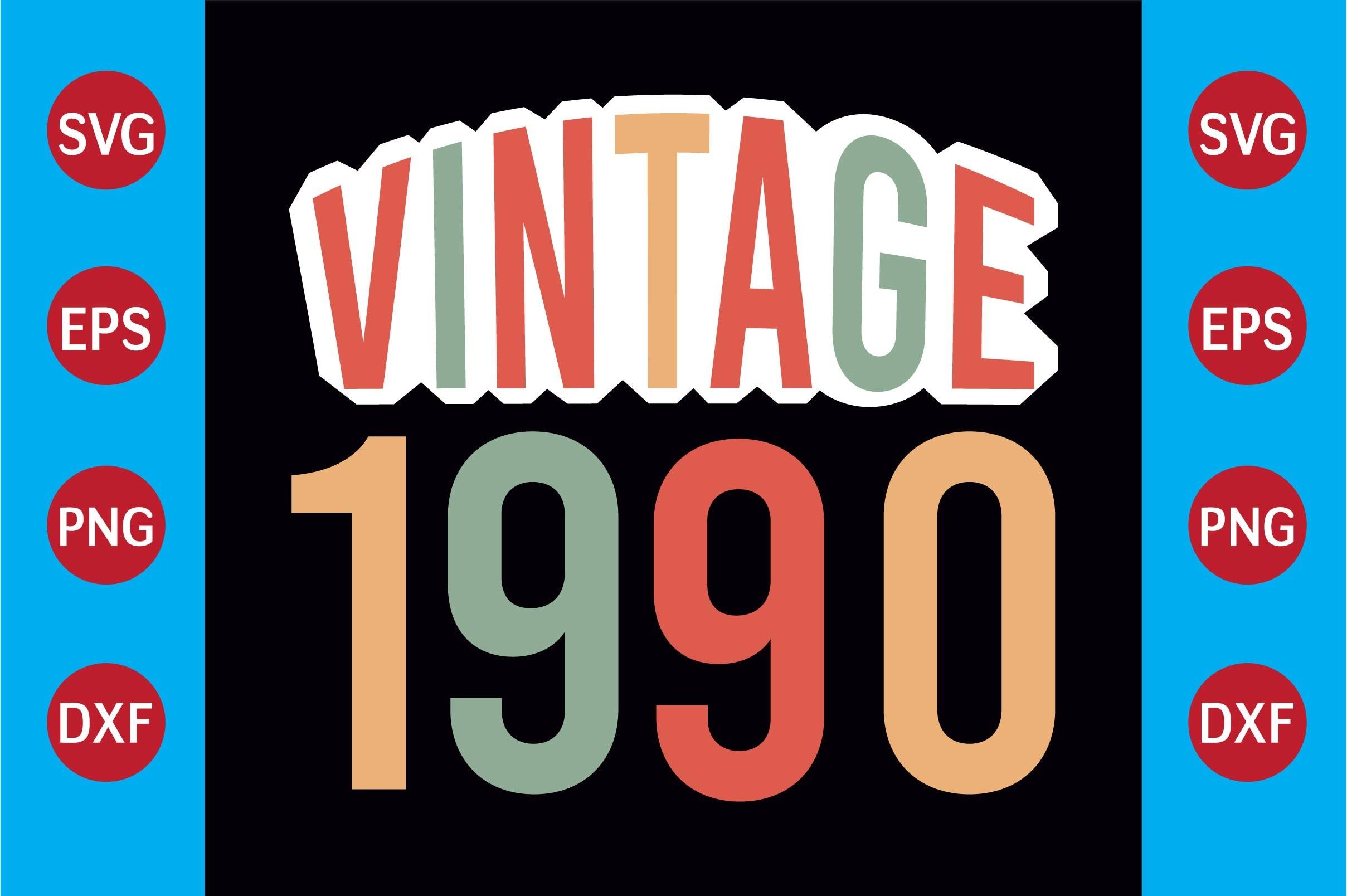 Vintage 1990  T-shirt Design