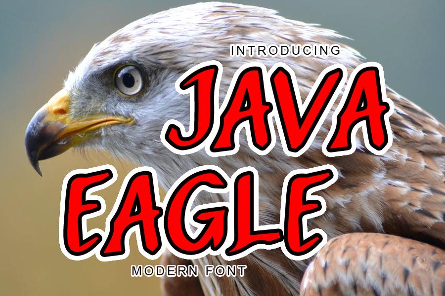 Java Eagle Font