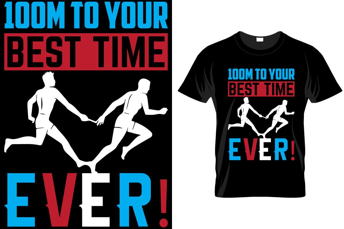 Track and Field T Shirt Design SVG