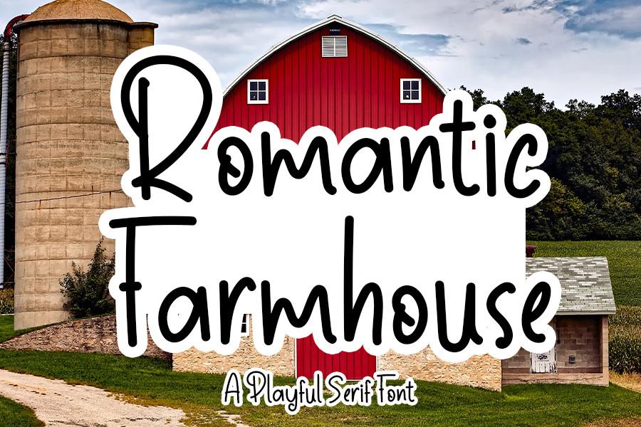 Romantic Farmhouse Font