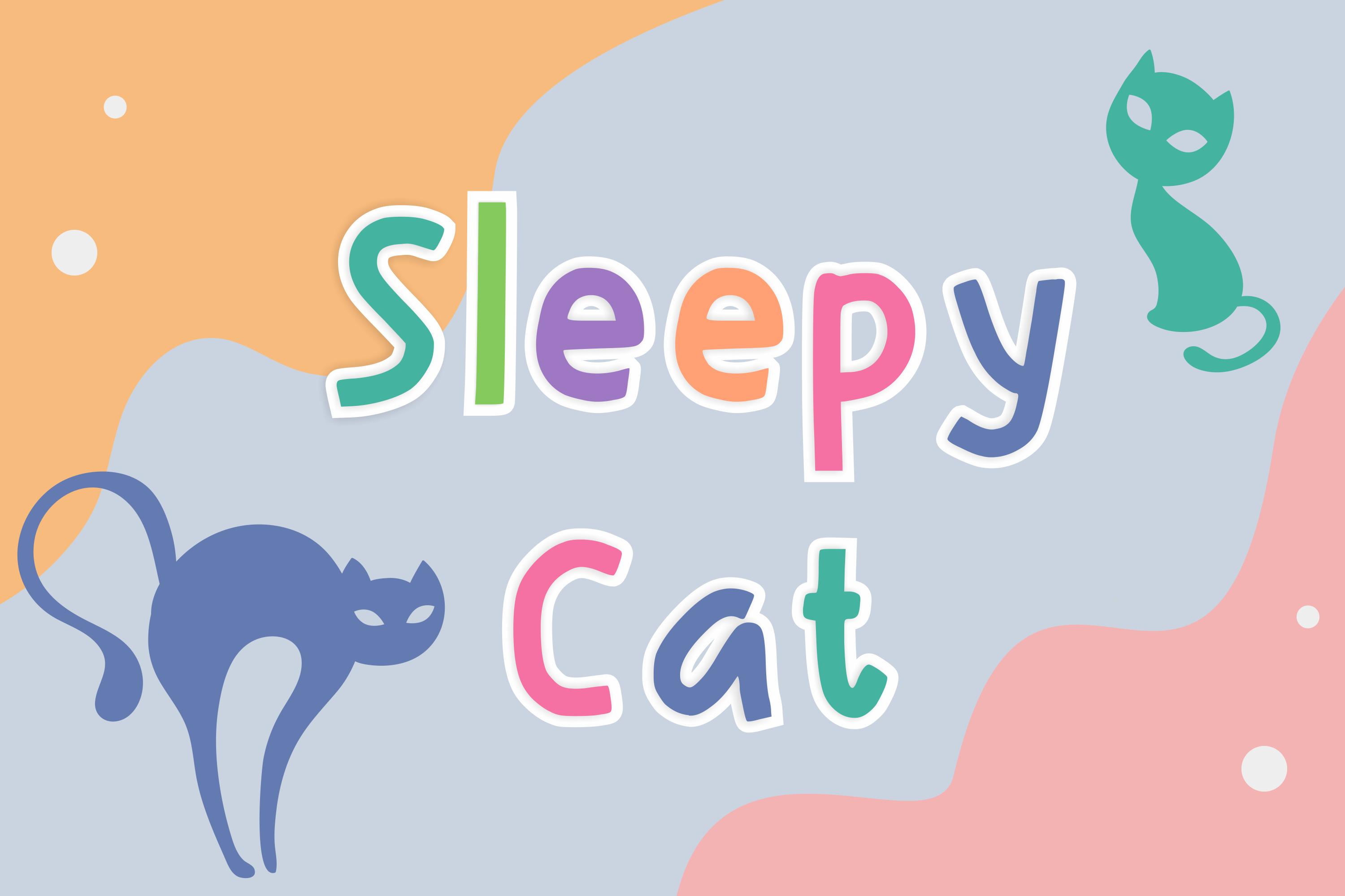 Sleepy Cat Font