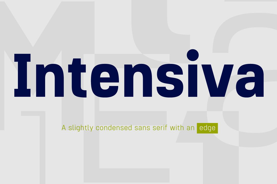 Intensiva Family Font