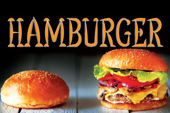 Hamburger Font