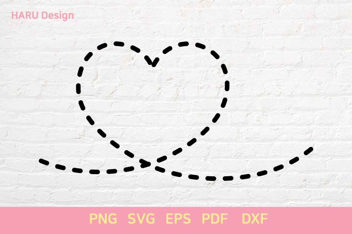 Dotted Line Heart