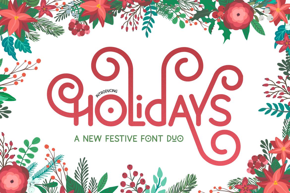 Holiday Font