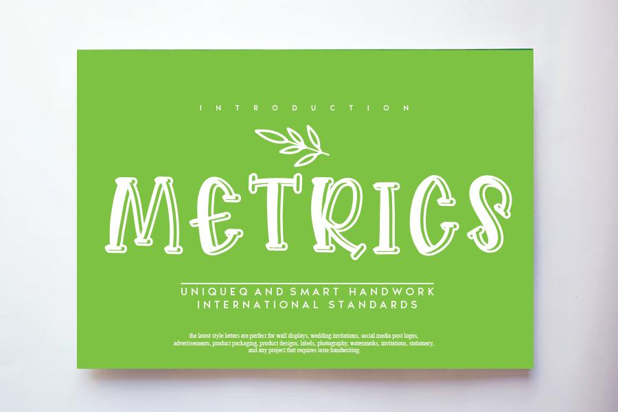 Metrics Font