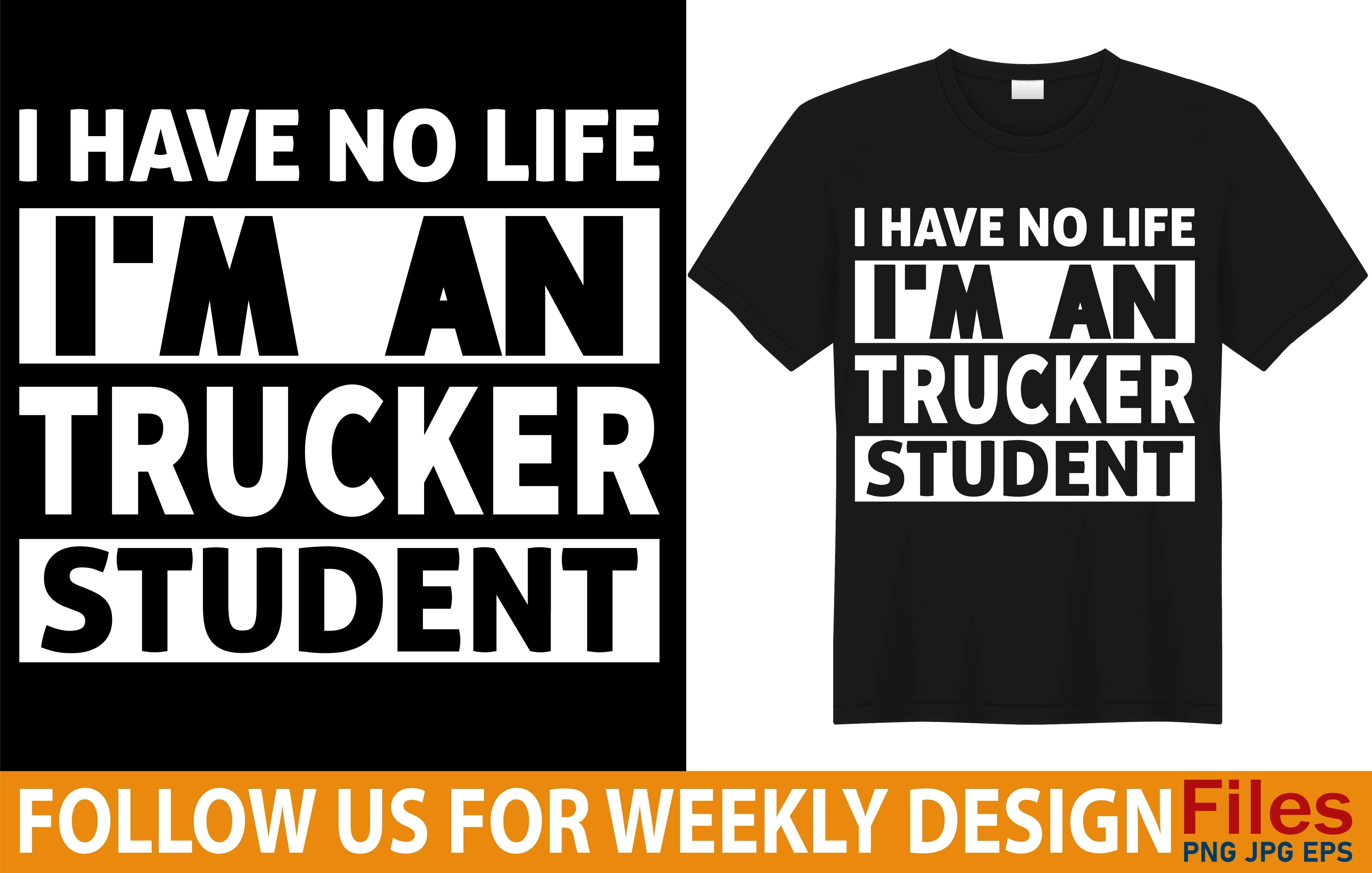 Trucker T Shirt Design Bundle