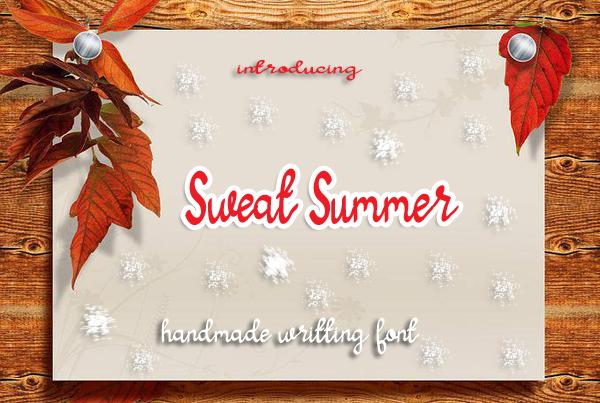 Sweat Summer Font
