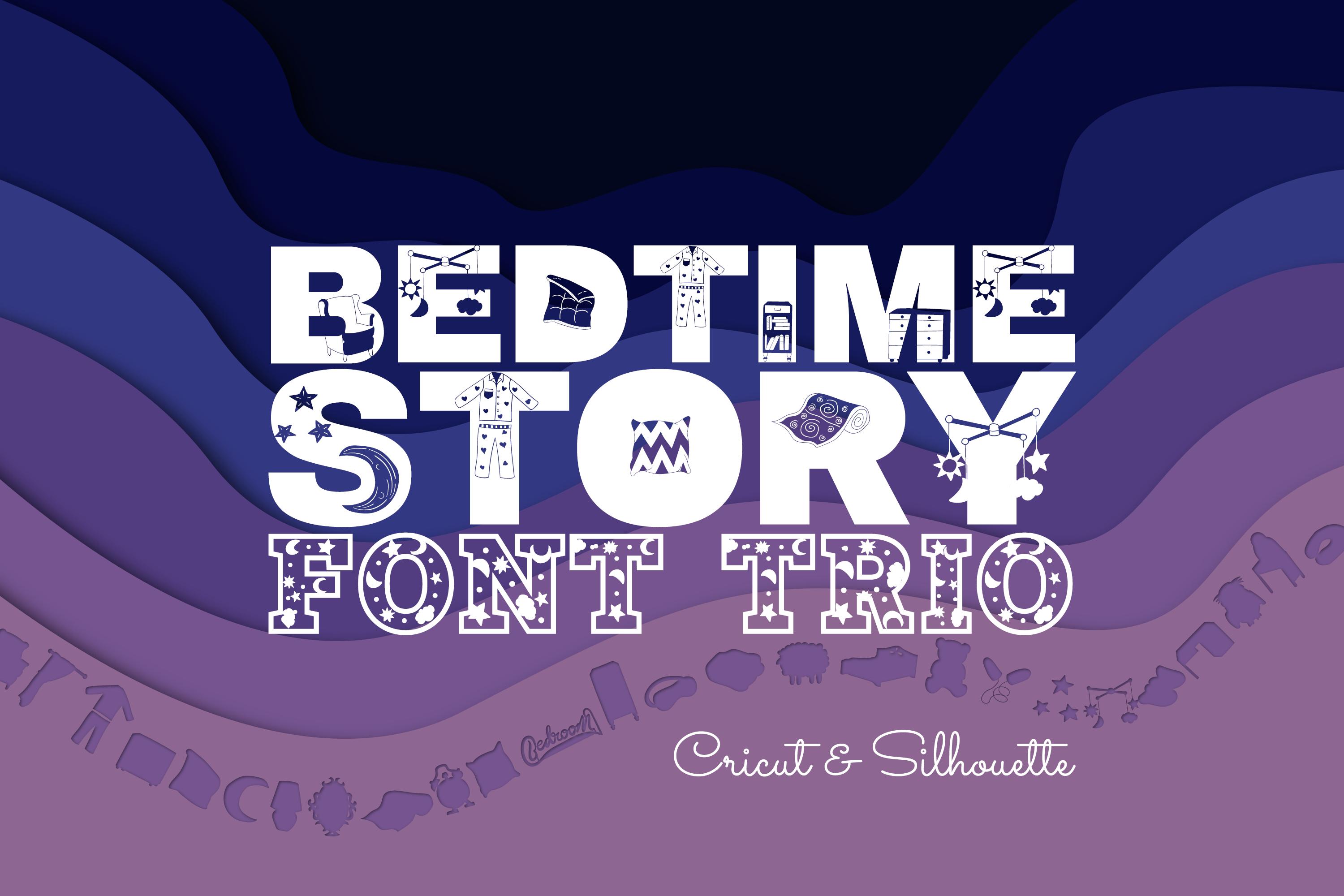 Bedtime Story Font Trio Font