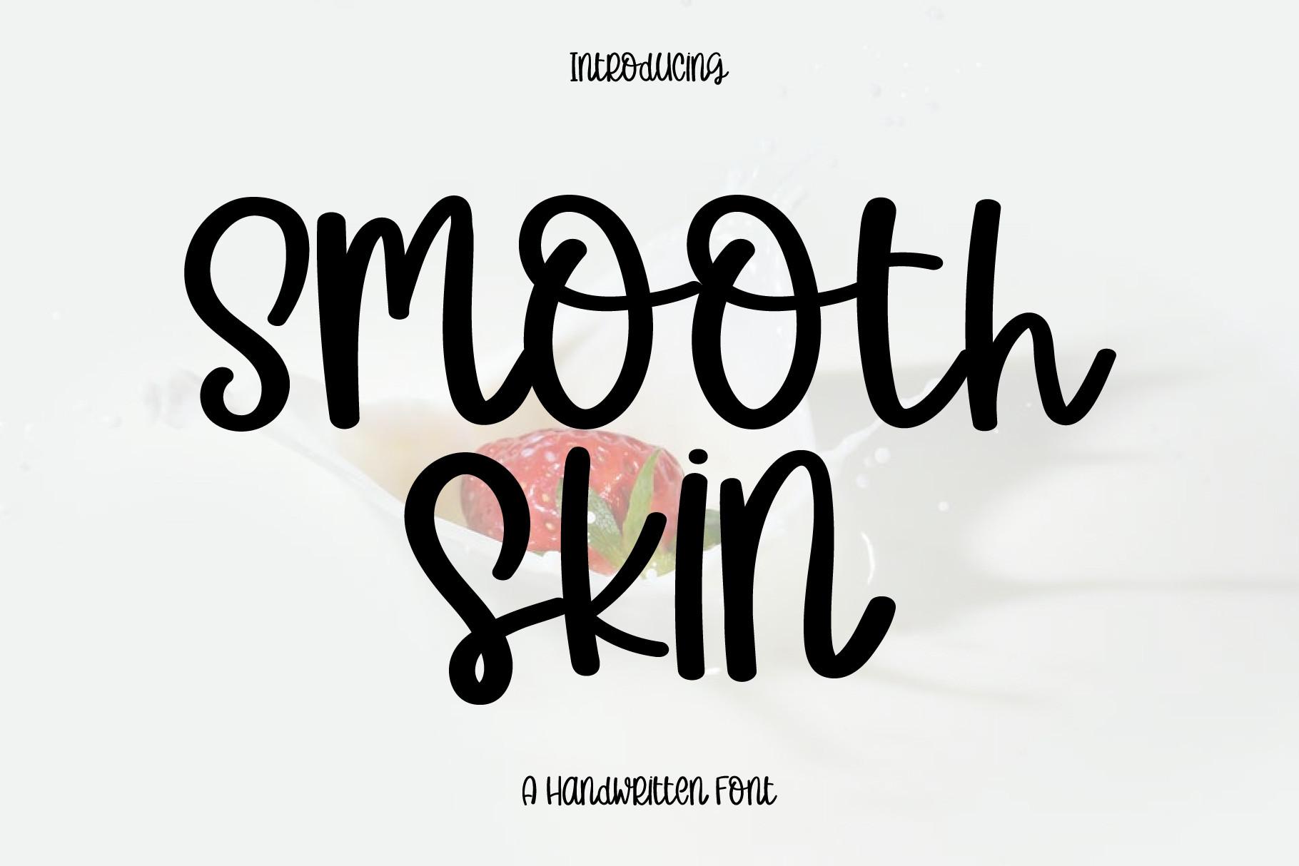 Smooth Skin Font