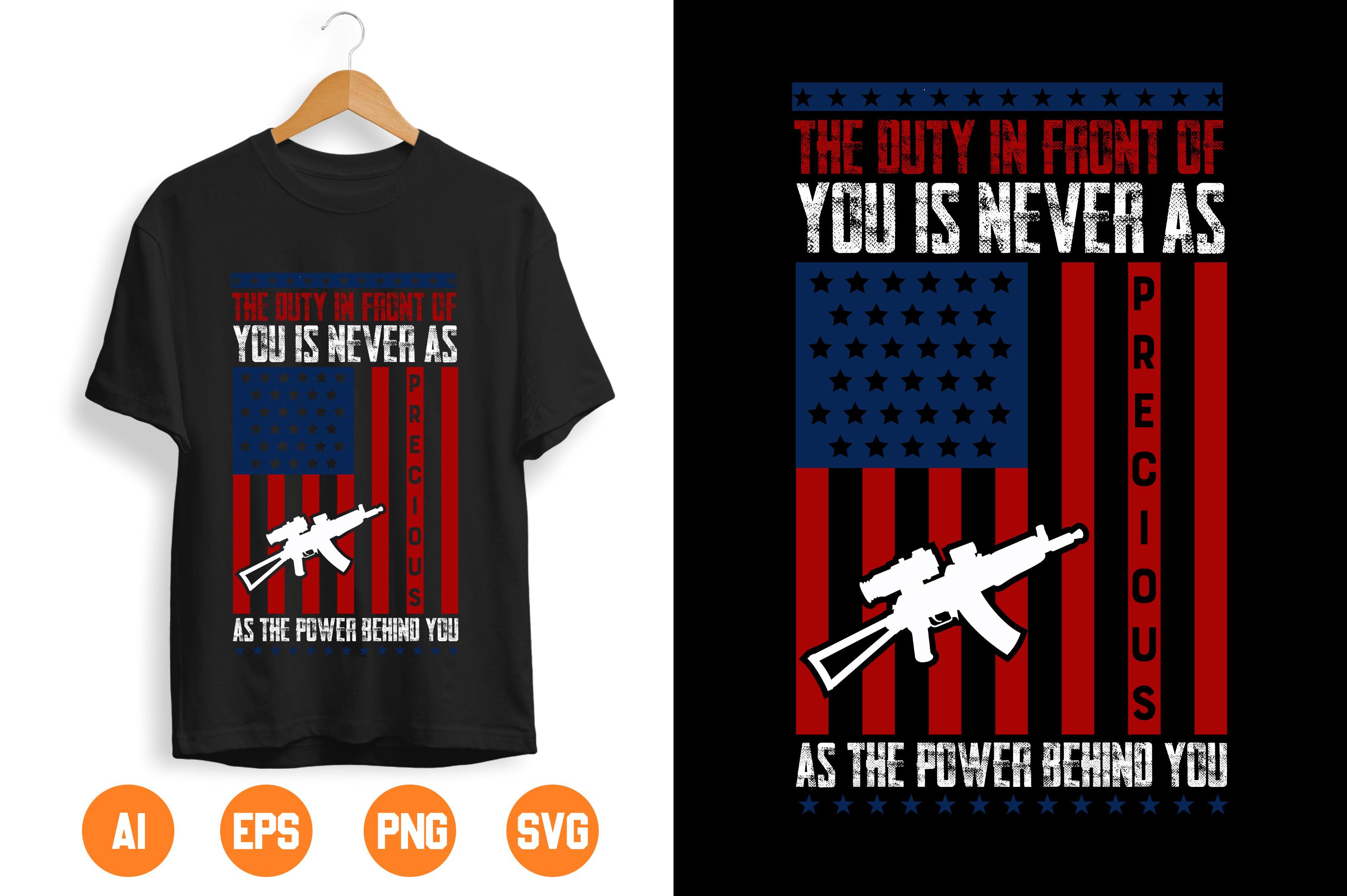 USA Army T-shirt Design 108