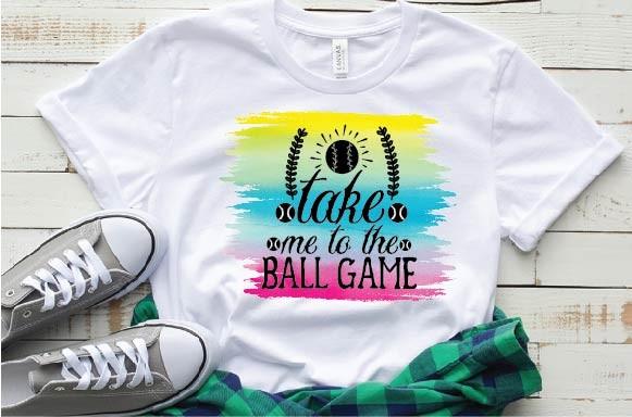 Take Me to the Ball Game Svg