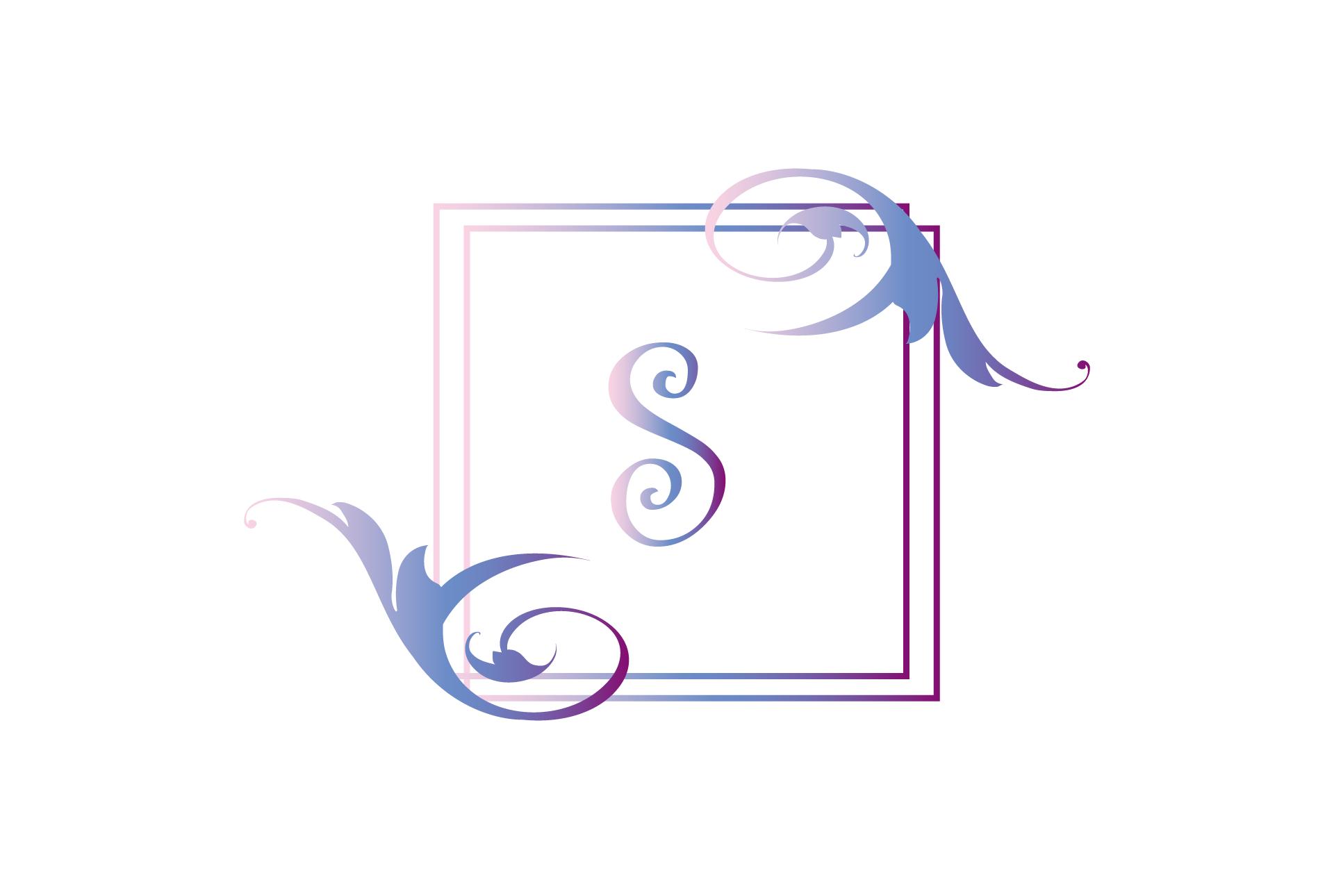 Monogram Invitation Floral
