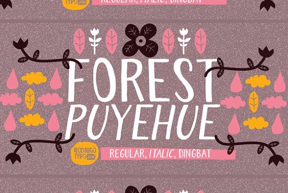 Forest Puyehue Font