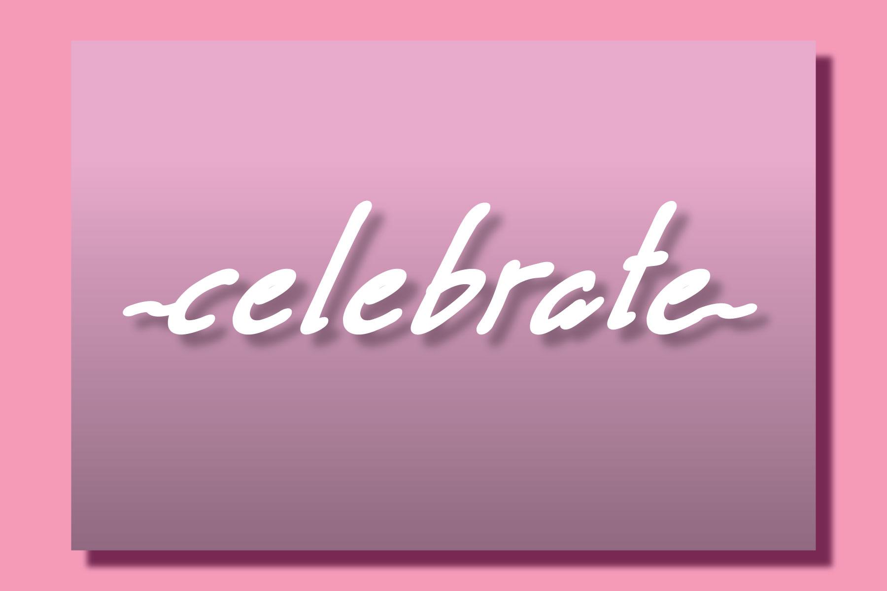 Celebrate Font