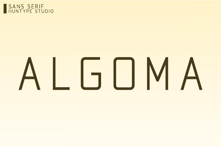 Algoma Font