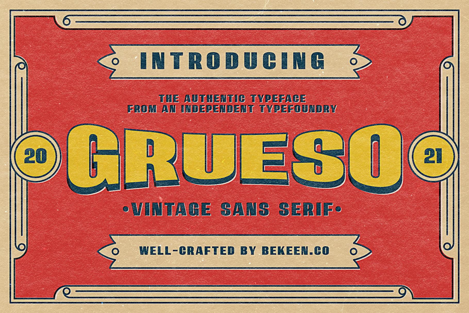 Grueso Font