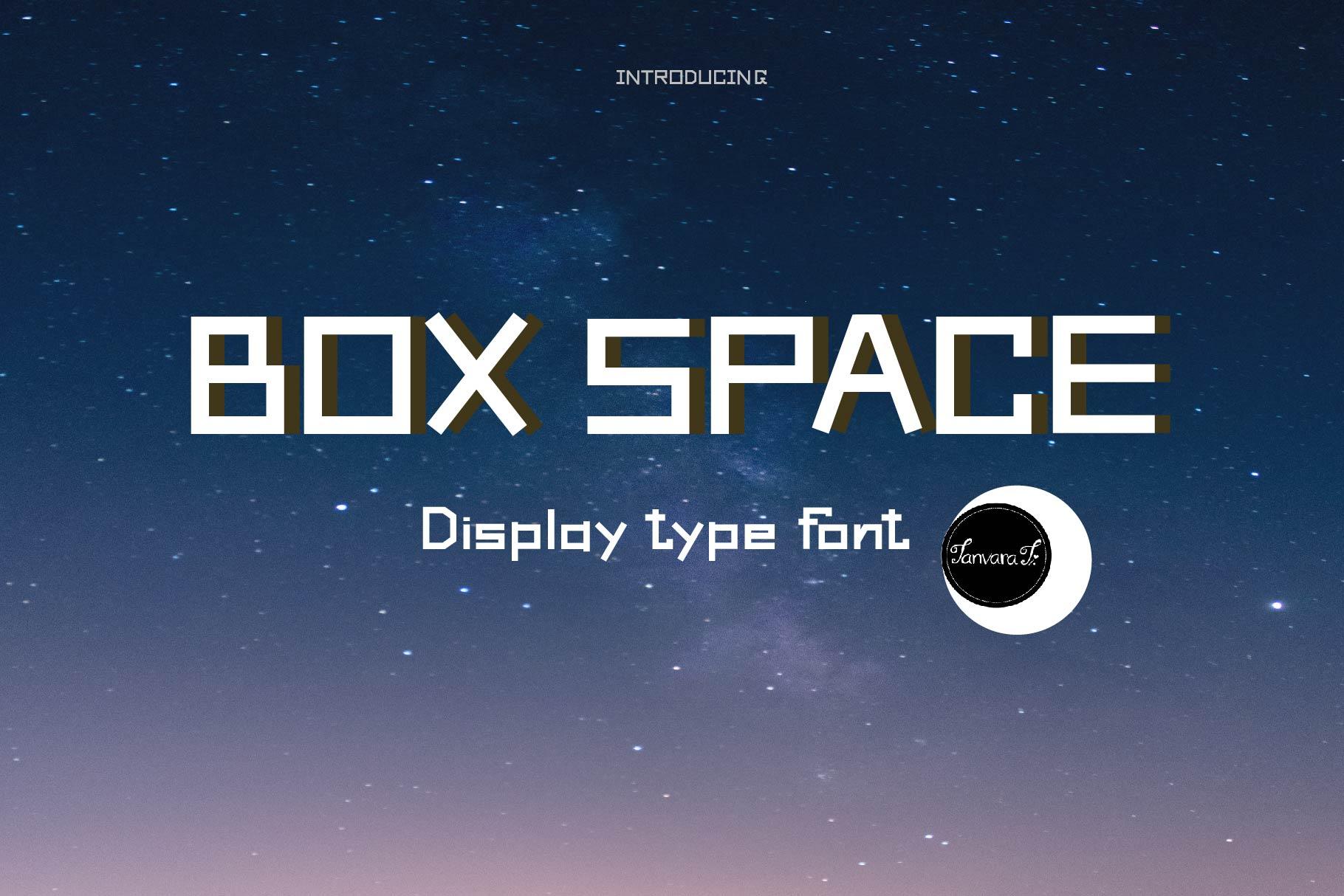 Box Space Font
