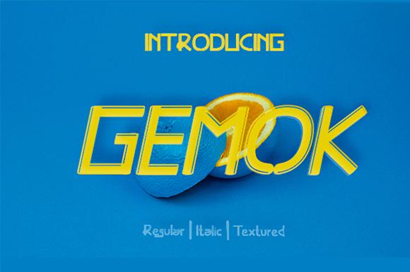 Gemok Font