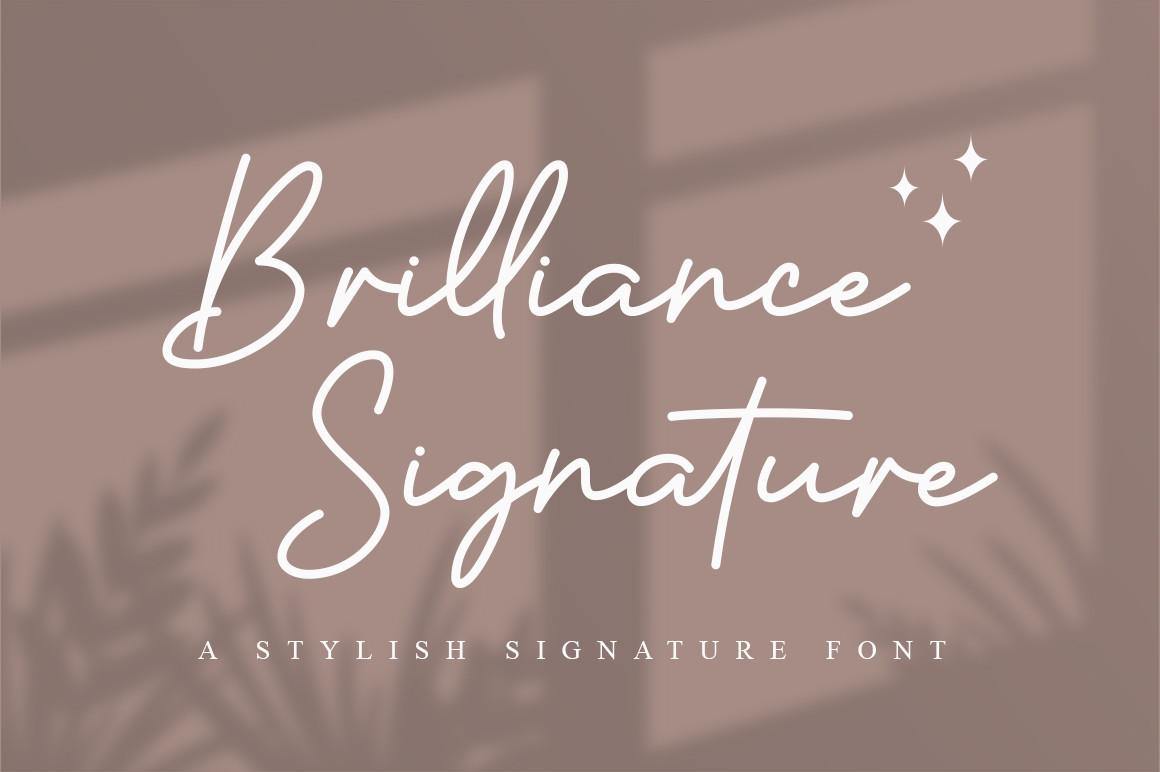 Brilliance Signature Font