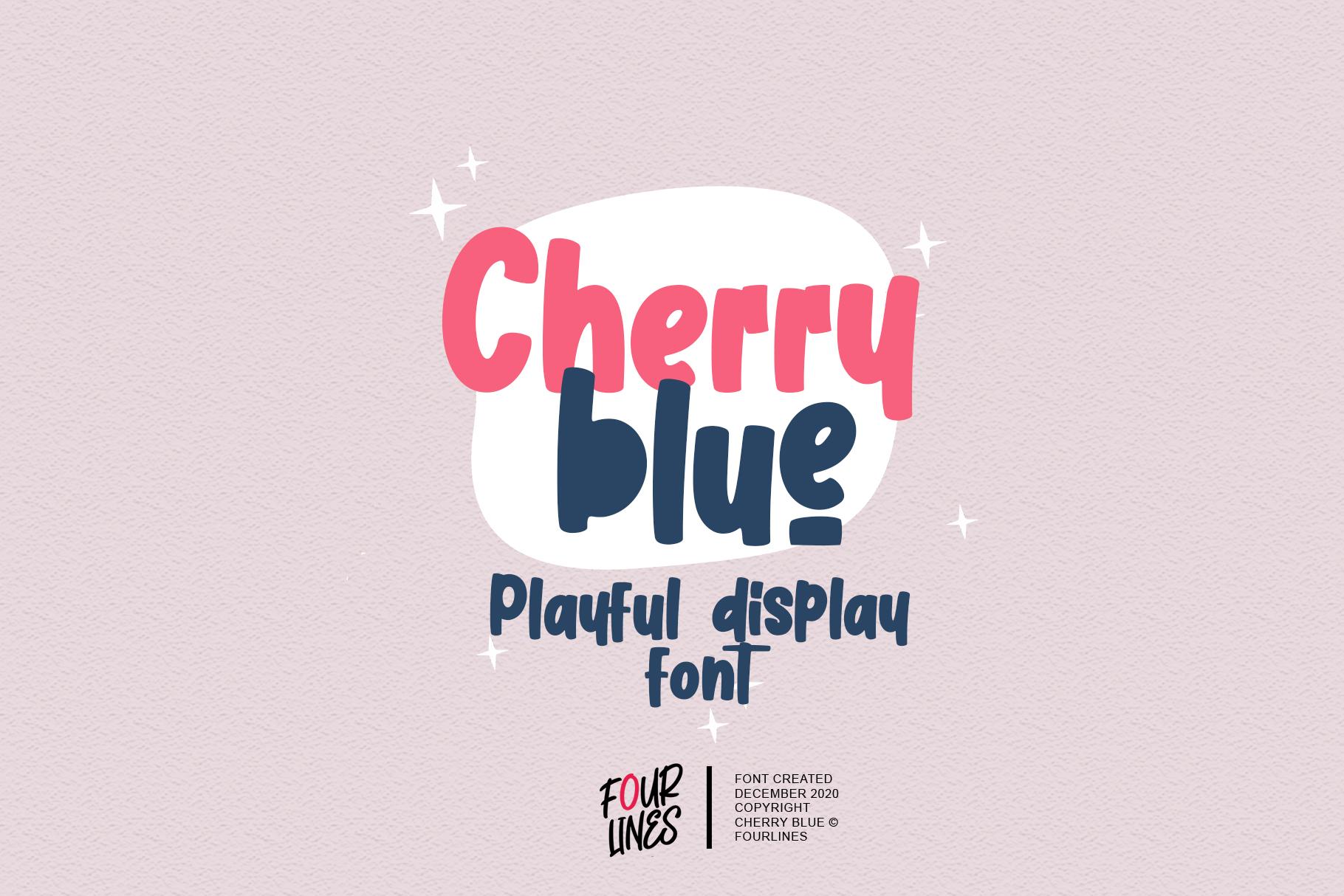 Cherry Blue Font