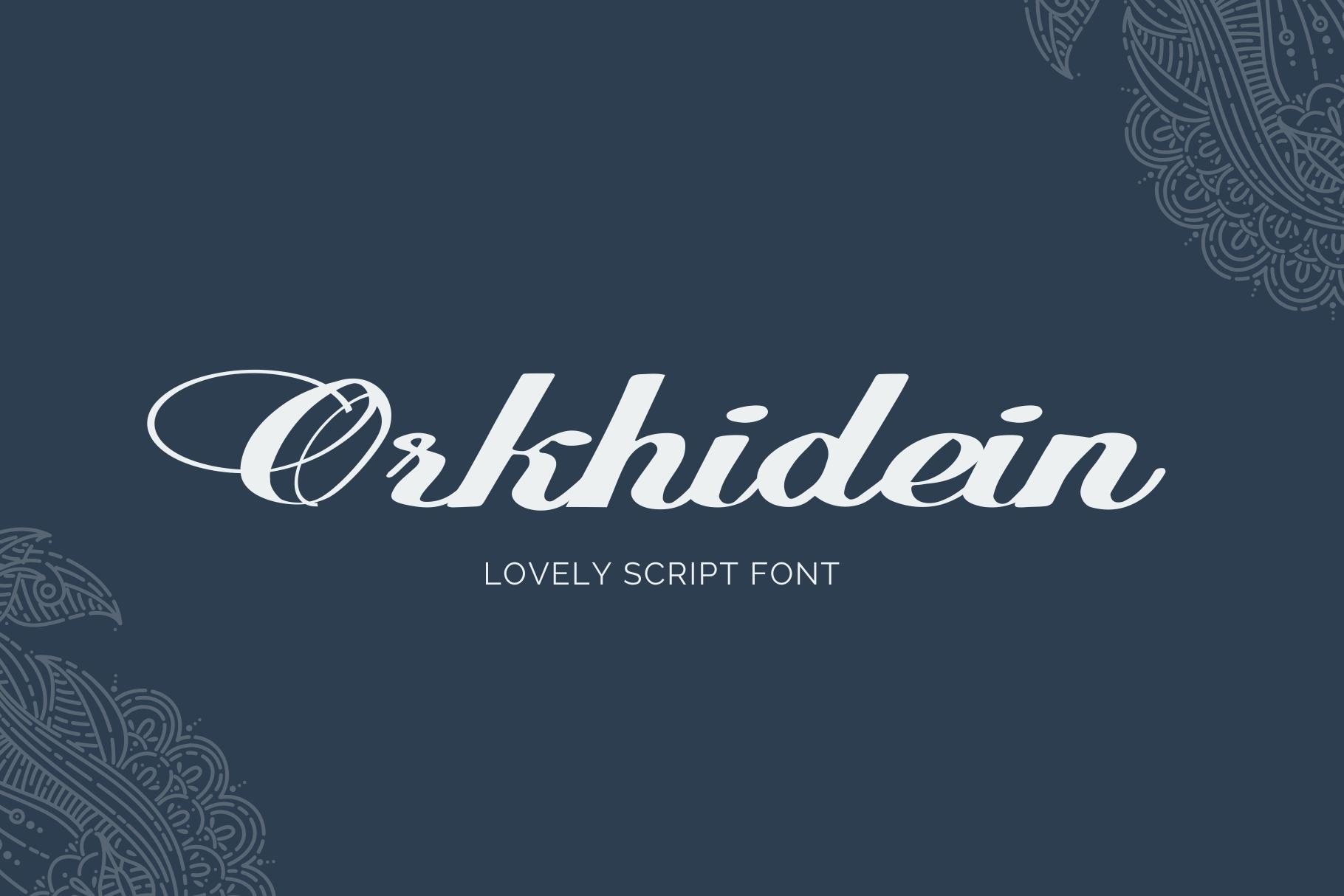 Orkhidein Font