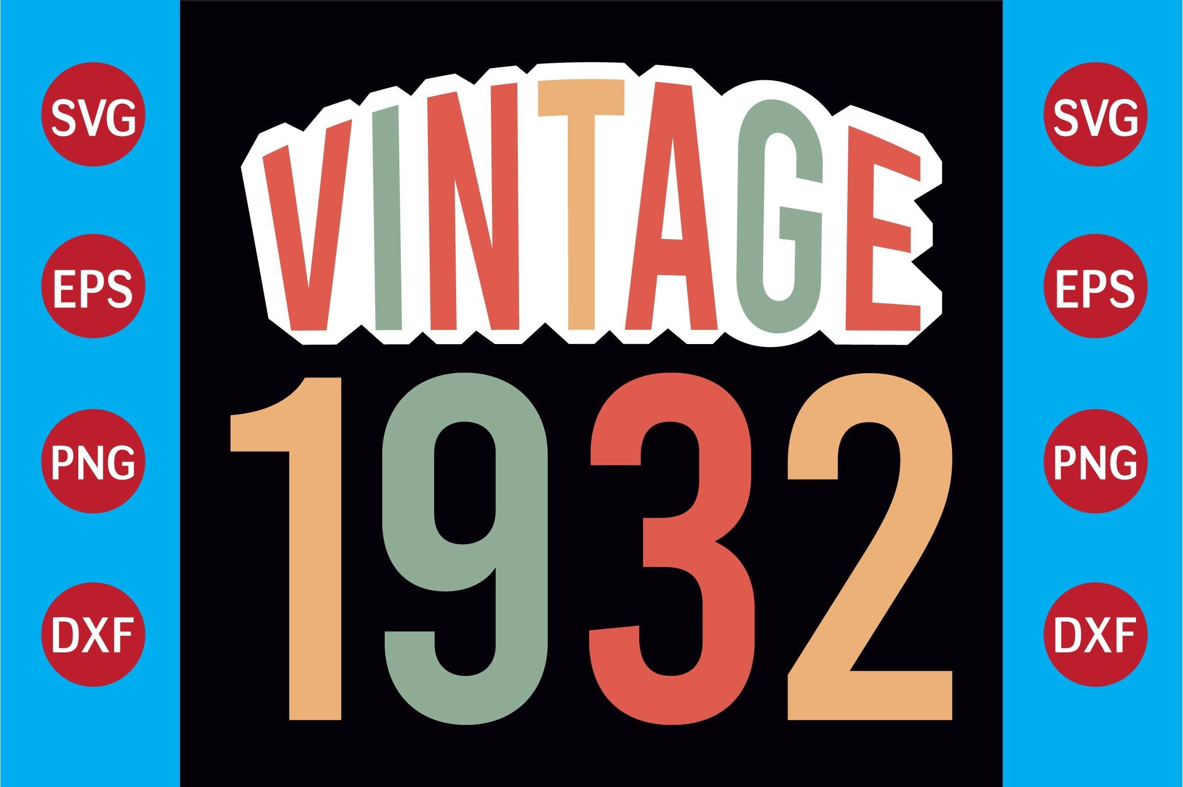 Vintage 1932